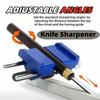 Manual Knife & Chisel Sharpening Jig with Fixed Angle Guide for Woodworking Tools.