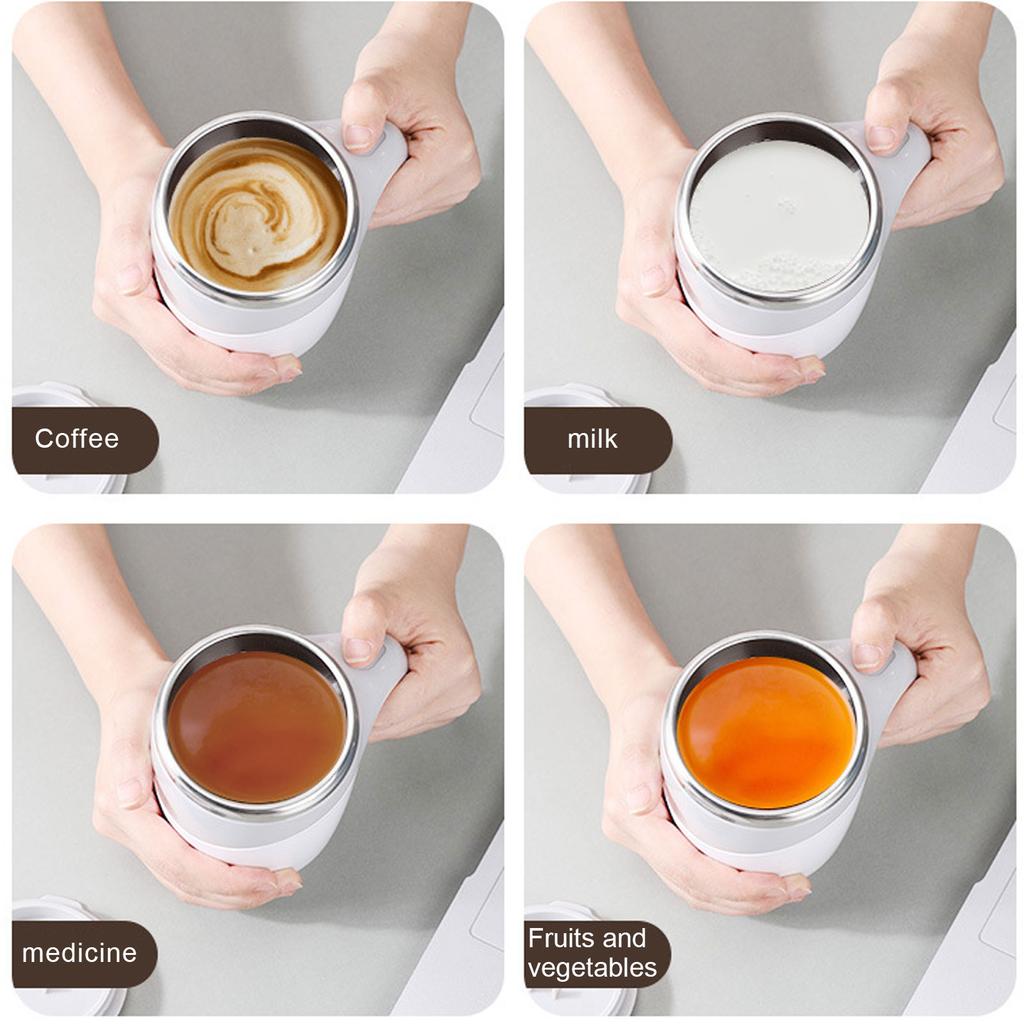 380 мл самоперемешивающаяся кружка магнитная автосамосмешивающая чашка для кофе, чая, молока, подарок