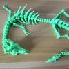 Dragon Bone Ornament 3D Printing Moveable Joints Playable Creature Figure Car Home