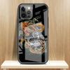 Чехол из закаленного стекла Tiger Animal для Apple iPhone 14 13 Pro 11 12 7 8 Plus SE 2022 XR X XS Max 6 6S