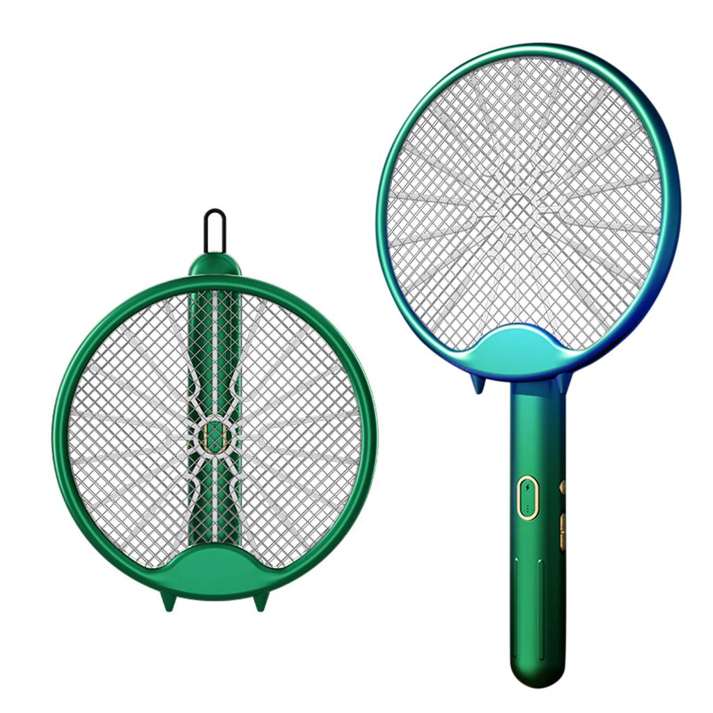Foldable Bug Zapper Racket Rechargeable Mosquito Swatter Fly Killer and Mosquito Trap Lamp for Indoor and Outdoor