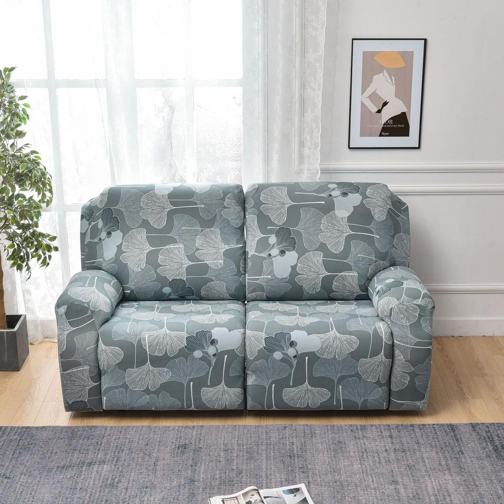 Чехол на диван, чехол для кресла-реклайнера, для двух- и трехместных диванов, всесезонный, с цветочным принтом, защита для дивана