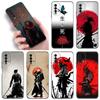 Чехол для телефона с изображением японского самурая для Xiaomi Redmi Note 5 6 9T K20 K40 K50 Pro 7A 8A 9A 9C 9i 10A 10C A1 S2, мягкий черный чехол из ТПУ