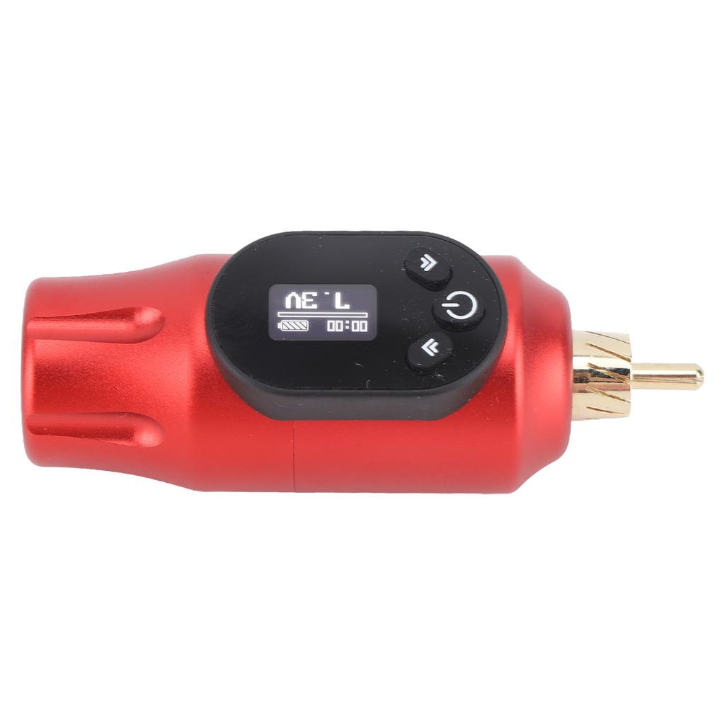 2000mAh Wireless Tattoo Power RCA Interface Digital Display Wireless Tattoo Battery Supply Red
