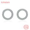 Линдон стерлингового серебра 925 пробы циркон серьги серьги для женщин подарки на свадьбу
