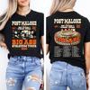 Футболка с концерта Post Malone Jelly Roll, Футболка с мерчем Post, Унисекс футболка в стиле кантри