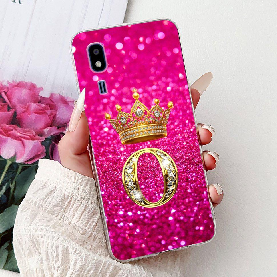 Alphabet Crown Letters Case For Samsung A2 Core Case SM-A260F Soft Slim Back Cover For Samsung Galaxy A2 Core Phone Cases