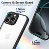 Прозрачный силиконовый чехол для Apple iPhone 17 16 15 14 13 12 11 XS Pro Max Air 7 8 Plus 16E ПК Задняя панель TPU Бампер Ударопрочная крышка