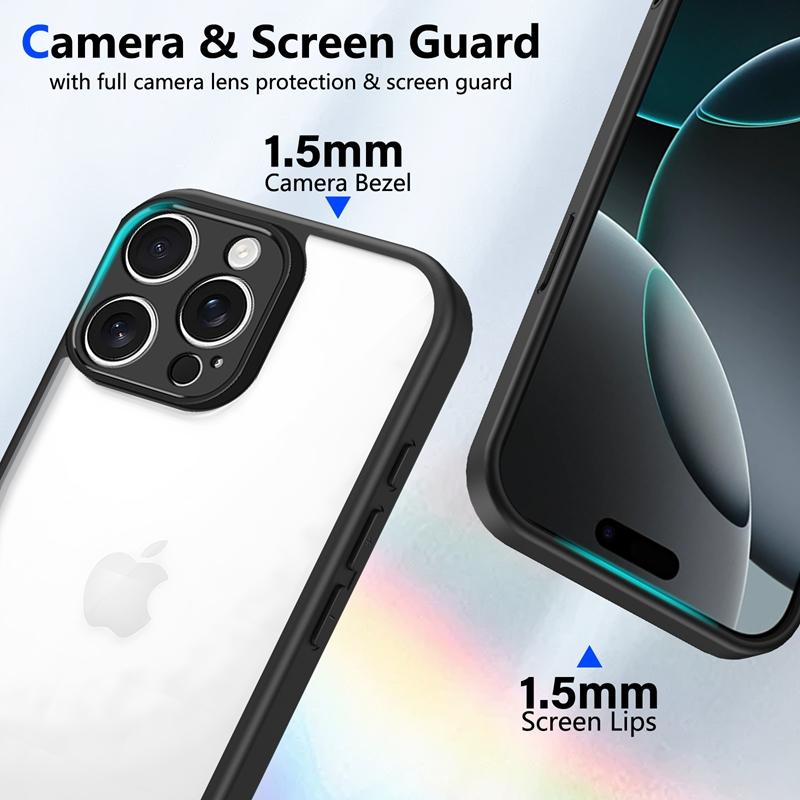 Прозрачный силиконовый чехол для Apple iPhone 17 16 15 14 13 12 11 XS Pro Max Air 7 8 Plus 16E ПК Задняя панель TPU Бампер Ударопрочная крышка