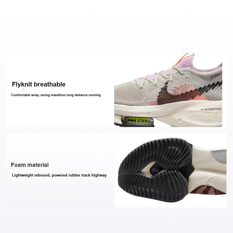 Nike Увеличить Кроссовки унисекс Alphafly Next Nature Rawdacious Grey Flat-Pewter Light-Arctic-Pink DB0129-001