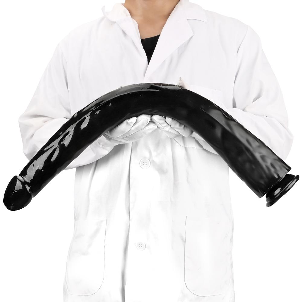 Черная большая анальная полоска, анальная пробка, фаллоимитатор, мастурбатор, секс-игрушка, реалистичный пенис, ремешок на члене, большой член, ПВХ, фистинг, БДСМ