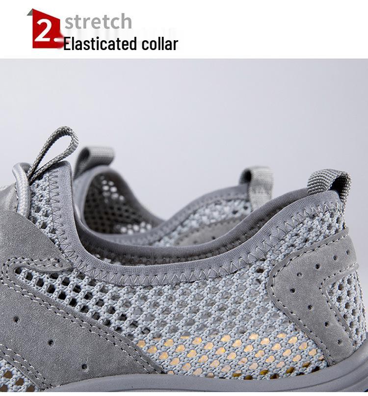 Мужские дышащие повседневные спортивные кроссовки Flyknit - Легкий сетчатый дизайн