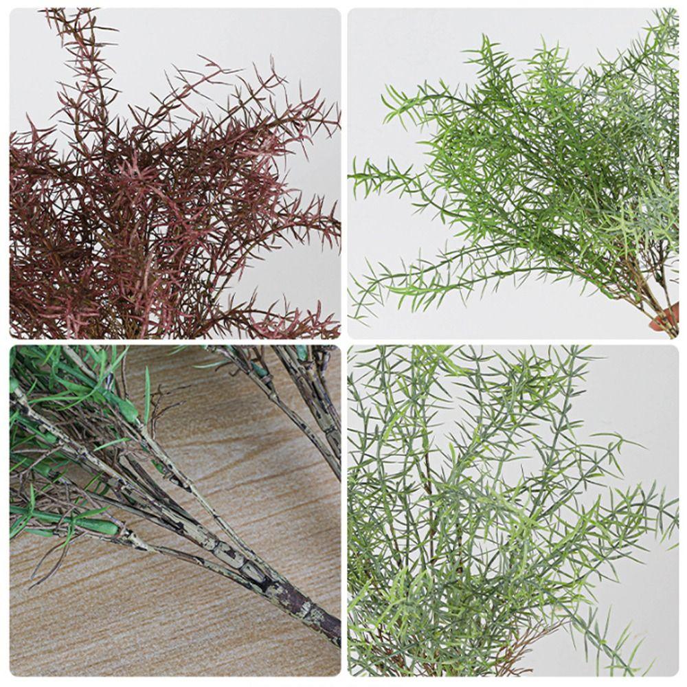 Реалистичные Искусственные Ветки Спаржи Ручной Работы Искусственные Растения Декор для Дома Гостиной