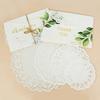 Charming Round Paper Lace Doilies for Wedding Cake Placemat 100Pcs Pack