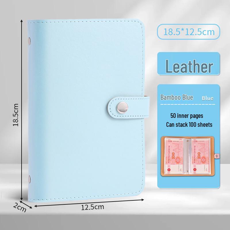 2024 Secure Cash Savings Book with Password Lock - Large Capacity Money Clip & Financial Planner