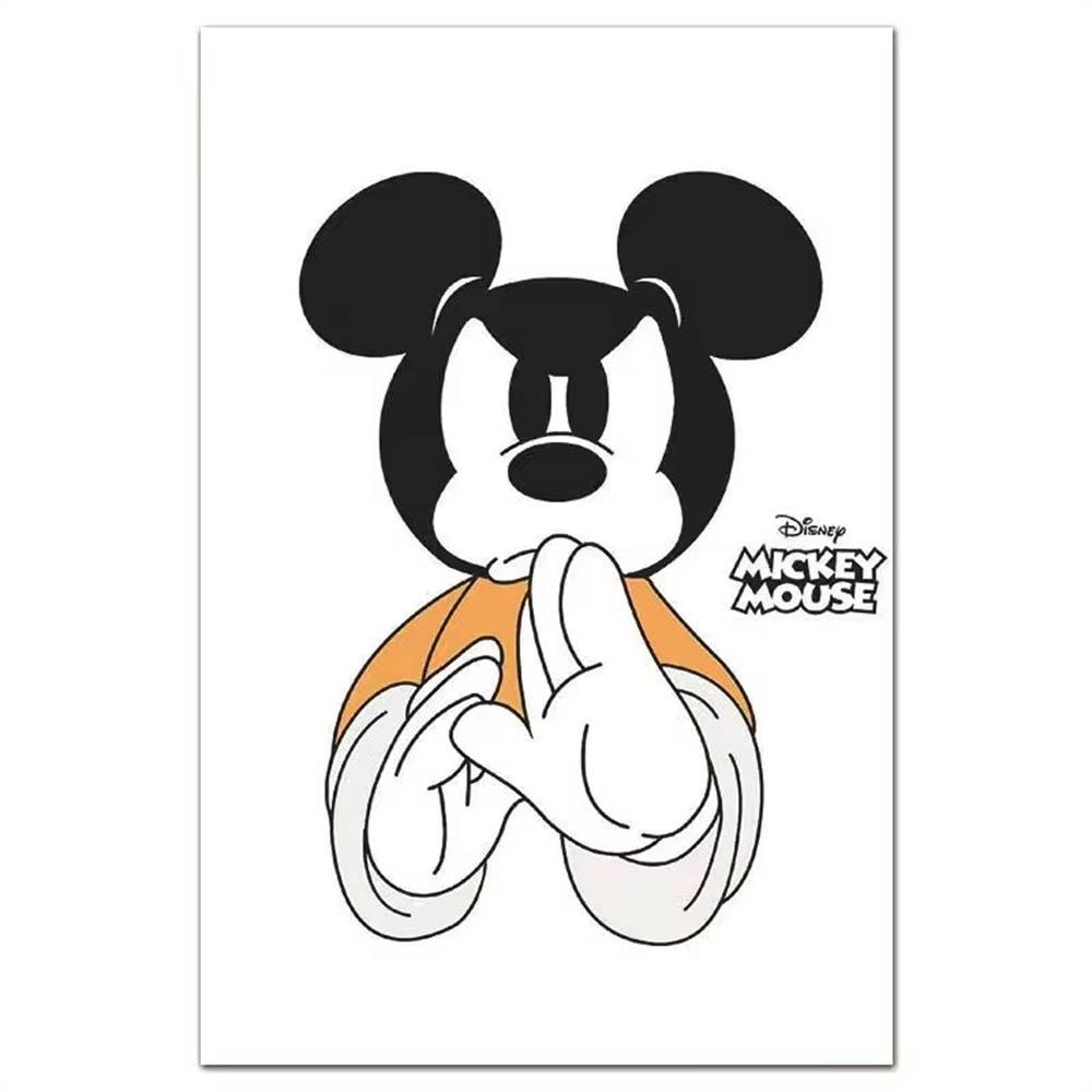 Disney Минималистичный стиль Дональд Дак Дейзи Микки 5D Алмазная Живопись Полная Алмазов Сделай Сам Ручная Алмазная Живопись Мультяшное Украшение Набор для Живописи