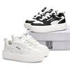 Весна Новые Универсальные Модные Тренд Толстоподошвенные Кроссовки Низкие Шнуровка Белые Кроссовки Спортивная Повседневная Обувь Кожаная Обувь