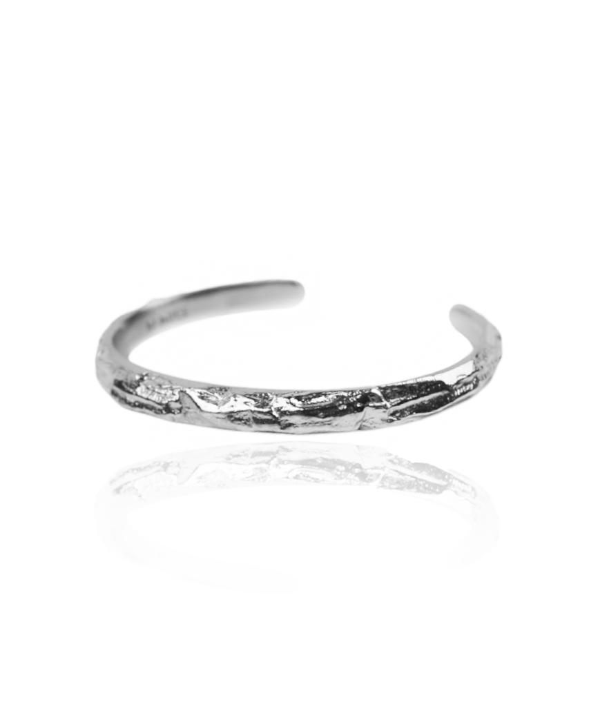 Manig Cragio R Silver Bangle