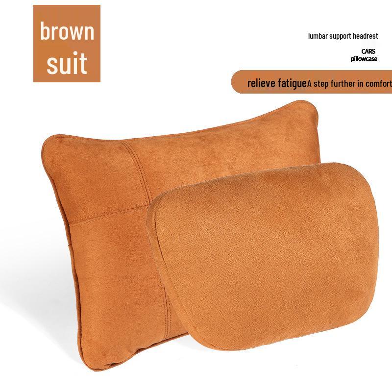Поясничная подушка из замши для Maybach: Подушка подголовника и поддержка шеи.