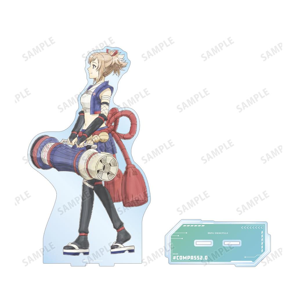 Compass Combat Providence Analysis System Original Illustration Matoi Fukagawa Ayumi Extra Large Acrylic Stand 2.0 ver.