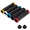2PCS/Set Bicycle Rubber Grips Alloy Lock Bilateral Lock Handlebar Grips Anti Slip Cycling Handlebar Sleeve Bicycle Accessories