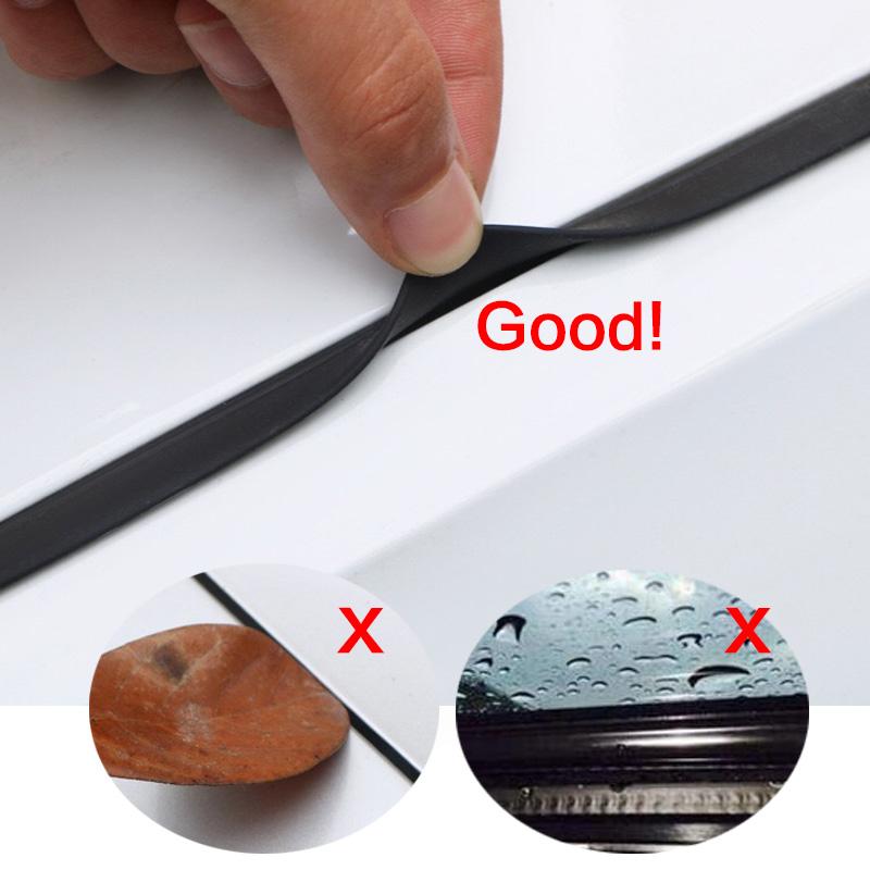 Уплотнительная лента капота автомобиля, резиновая уплотнительная лента, пылезащитная лента 4M(157.48 дюймов) Саморежущаяся водонепроницаемая и пылезащитная полоса для автомобилей