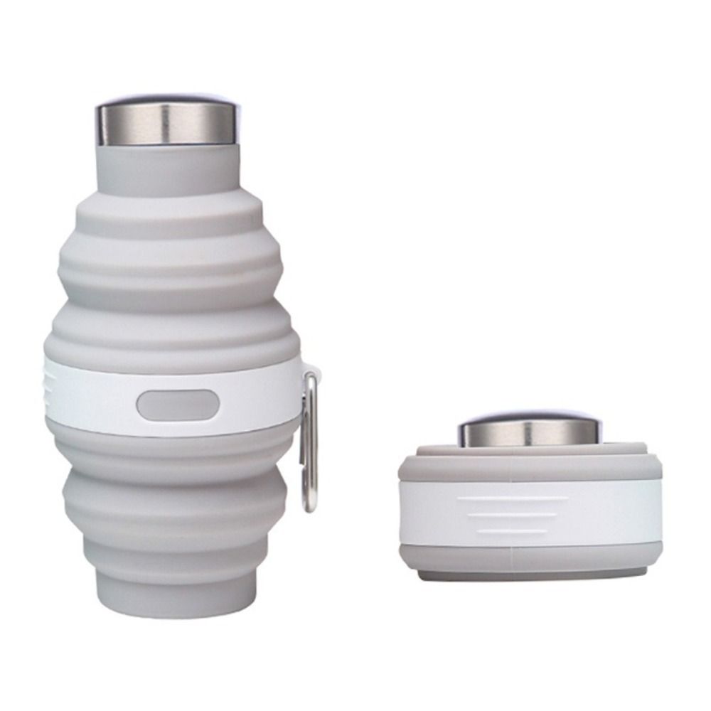 Silicone Collapsible Water Bottles Retractable Folding Drink Cups Reusable Hiking Cups for Outdoor