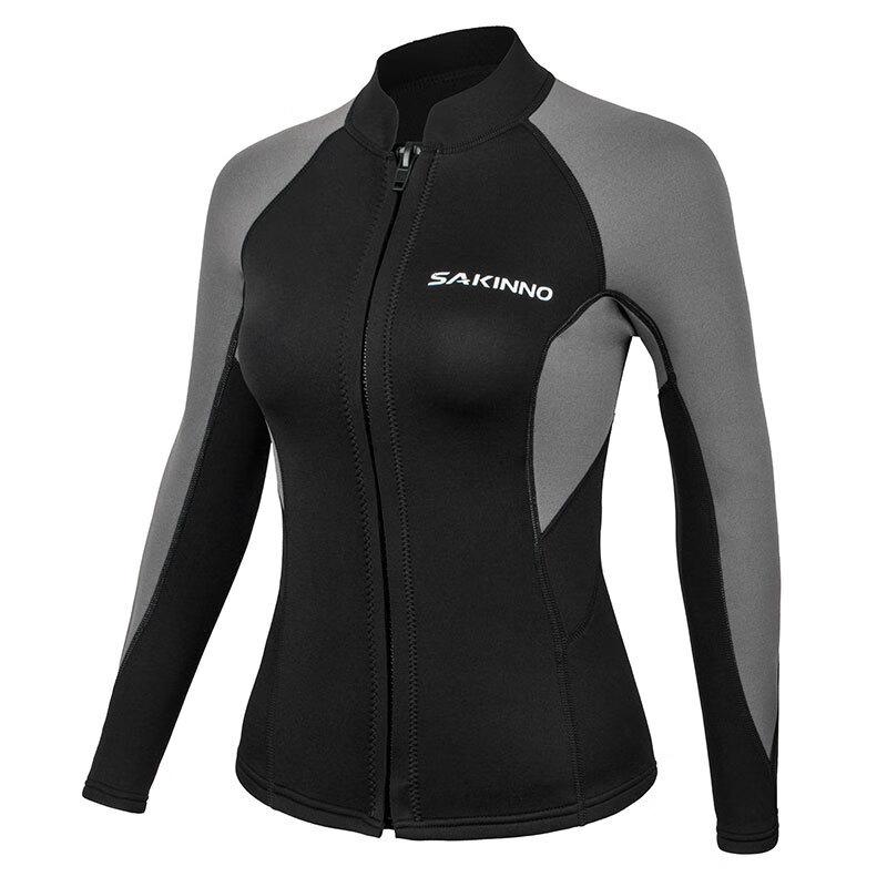 SAKINNO 2mm Thermal Split Long-Sleeve Rash Guard