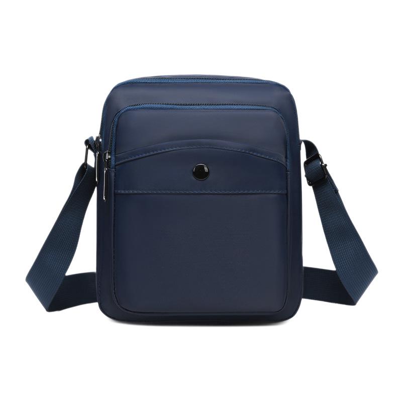 Men's Lightweight Oxford Cloth Crossbody Bag - Trendy Travel Shoulder Handbag & Vertical Sports Backpack