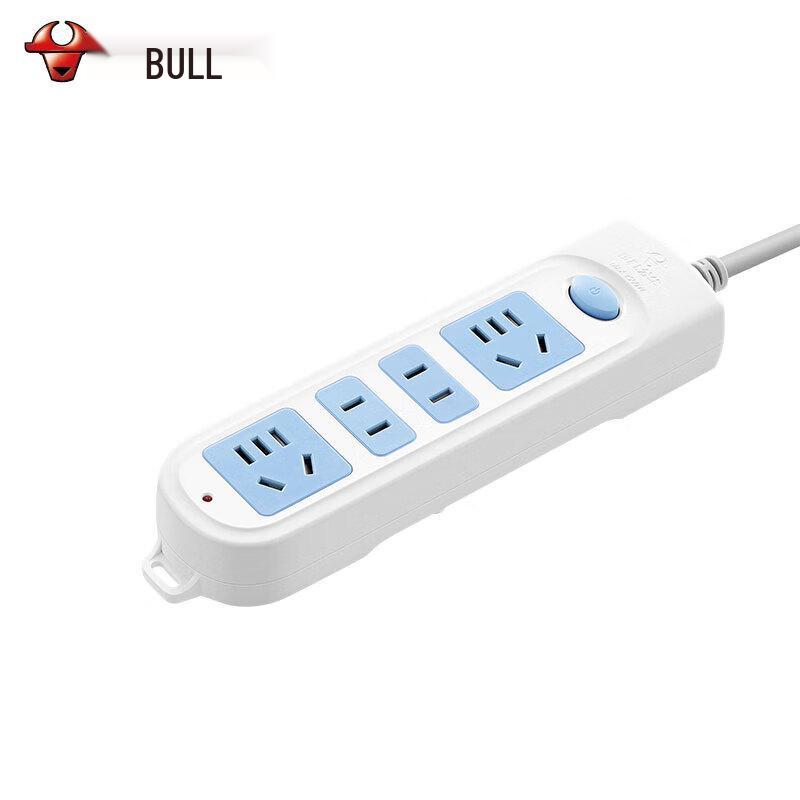 BULL GN-607 4-Outlet Power Strip with Master Switch