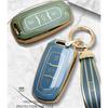 Luxurious Golden Edge Remote Car Key Case Full Cover For Geely Atlas Boyue NL3 EX7 SUV GT GC9 Emgrand X7 Borui Auto