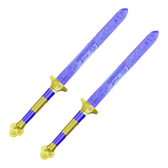 Anime Weapons Costume 3D Purple Weapon for Halloween Dress Cosplay Prop Printed 18.5" Up Accessory Gifts