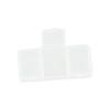 Mini Pill Box Portable Pill Storage Box Durable 3Grids Pill Case  Middle