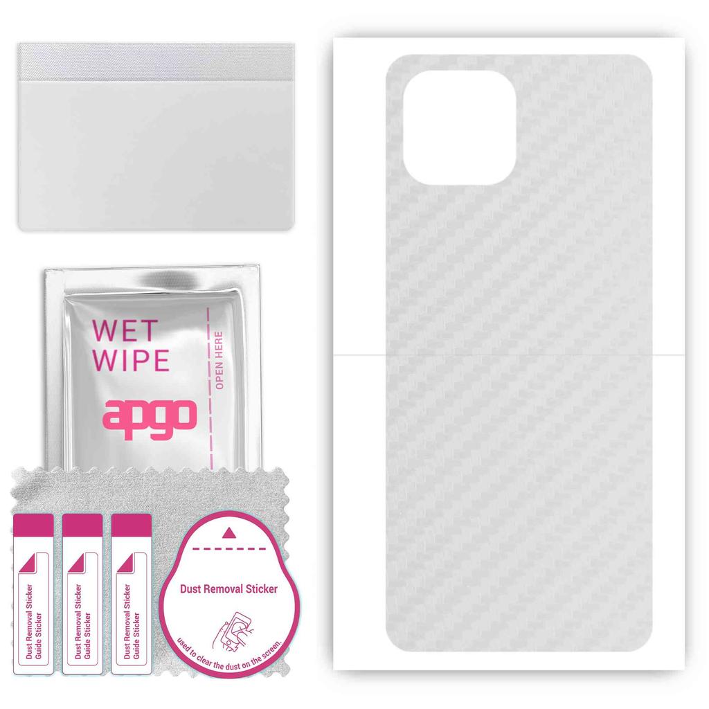 apgo Защитная наклейка для задней панели, совместимая с Huawei Nova 8 SE 4G, пленка для обертывания, фольга, винил - узор прозрачный карбон