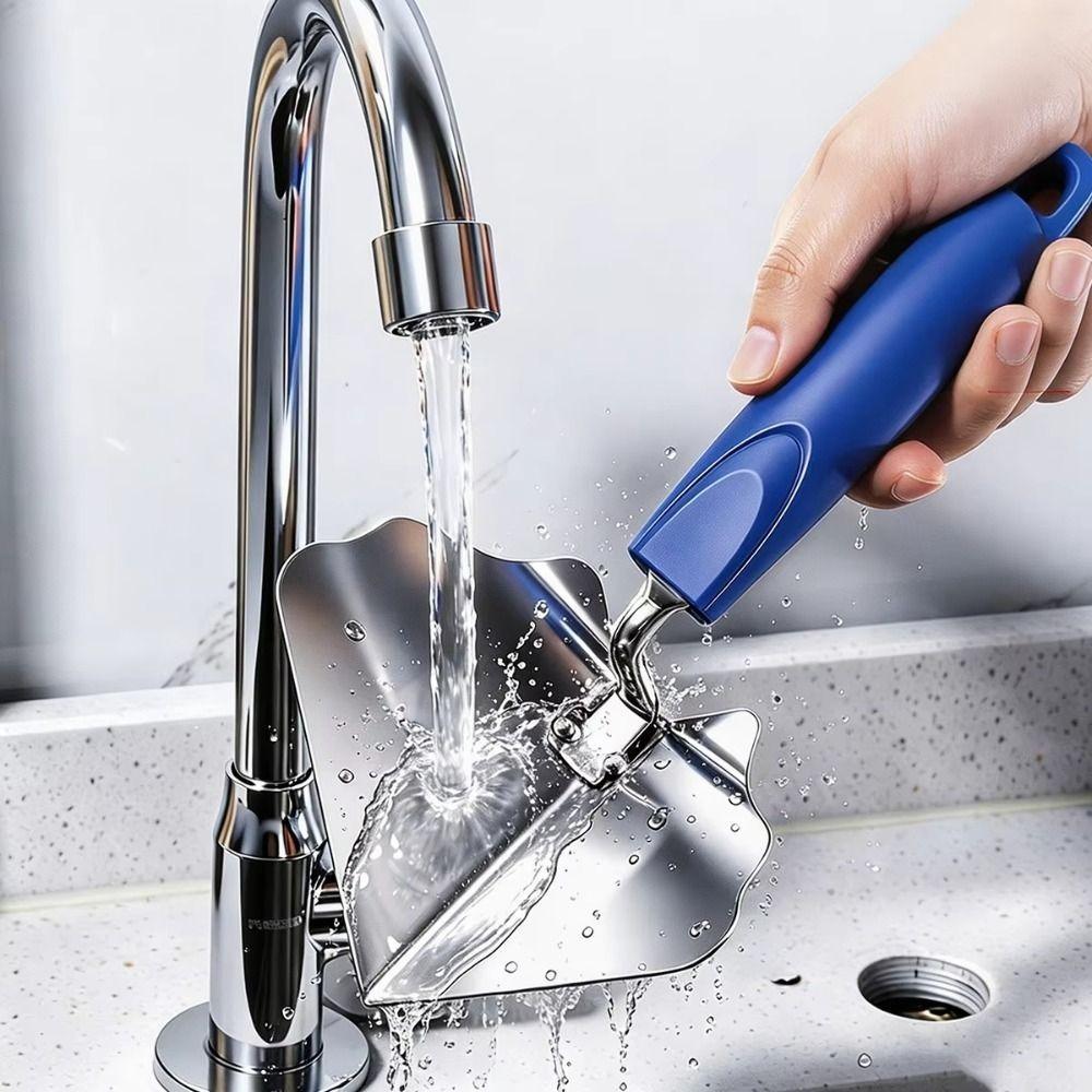 Enlarged Design Triangular Corner Tool Stainless Steel Material Smoothing Tool Outer Wall Corner