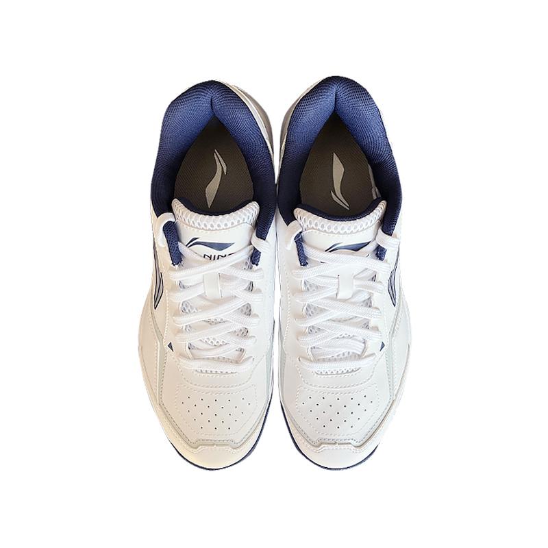 Li-Ning Модные удобные амортизирующие нескользящие износостойкие низкие кроссовки унисекс кроссовки белые APPV013-2