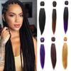 Yaki Pre Stretched Hair Extensions Gradient Colors, Easy To Weave Synthetic Wigs Easy To Create Lightweight and Unique Styles