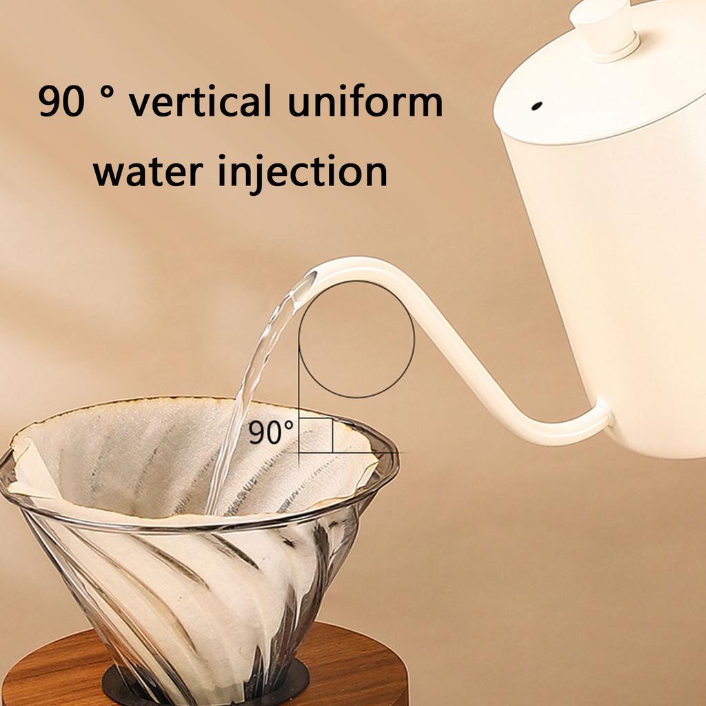 Кофейник для ручного заваривания Кофейник из нержавеющей стали с носиком-гусиным горлом Кухонные инструменты для дома и офиса Долговечный