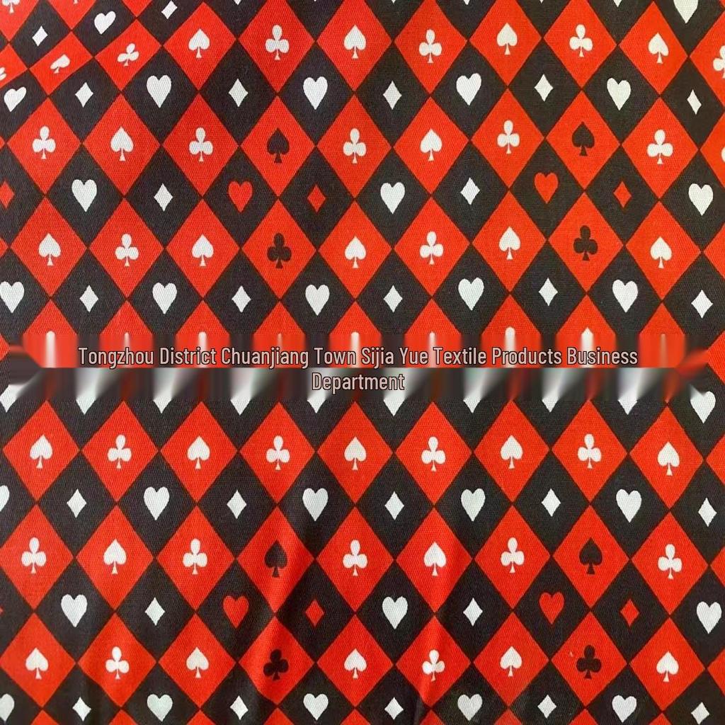 Мультяшный Покер Хлопковый Твил Детская Постельная Ткань - Ширина 1,6 м, Ручная работа