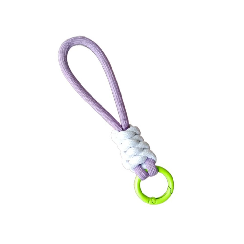 Брелок для ключей с защитой от потери, креативный плетеный шнурок, подвесной аксессуар