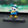 Car Dashboard Decoration - Cute Cartoon Car Decoration Anime Figure - Dashboard Accessories Funny Sliding Car Swing Decoration Dashboard Decor