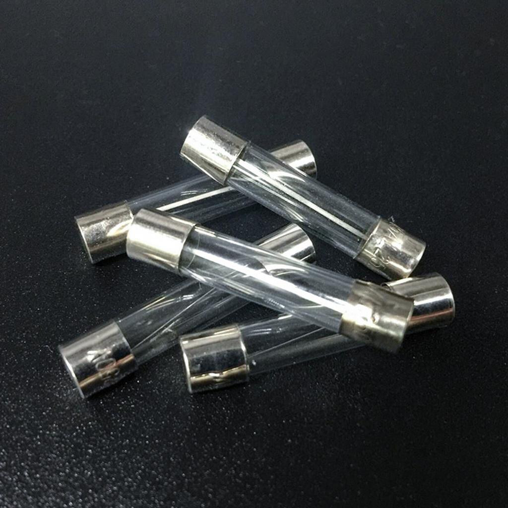 9 Values 72pcs Slow Blow Glass Tube Fuse Assortment Kit 6x30mm 250V 0.5A/1A/2A/3A/5A/10A/15A/20A/30A Fuses Glass Tube