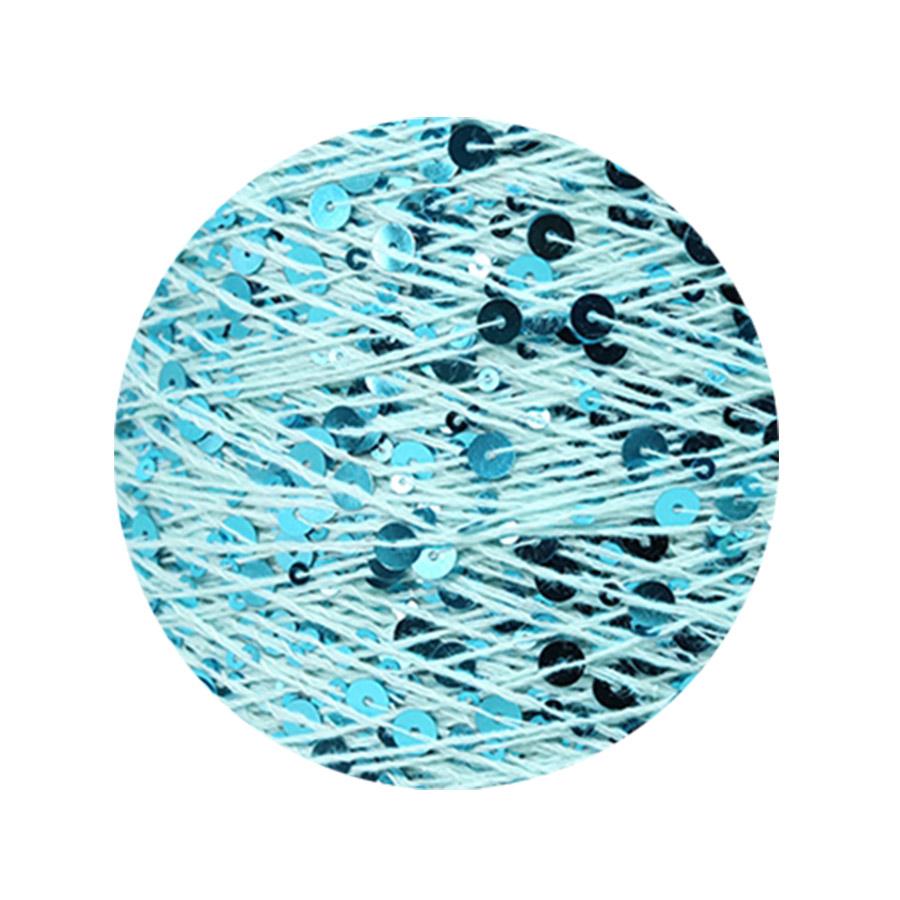 50 г/моток 140 м хлопчатобумажная пряжа для ручного вязания с пайетками 3 мм+6 мм для самостоятельного вязания женского шерстяного свитера, шапки и шарфа