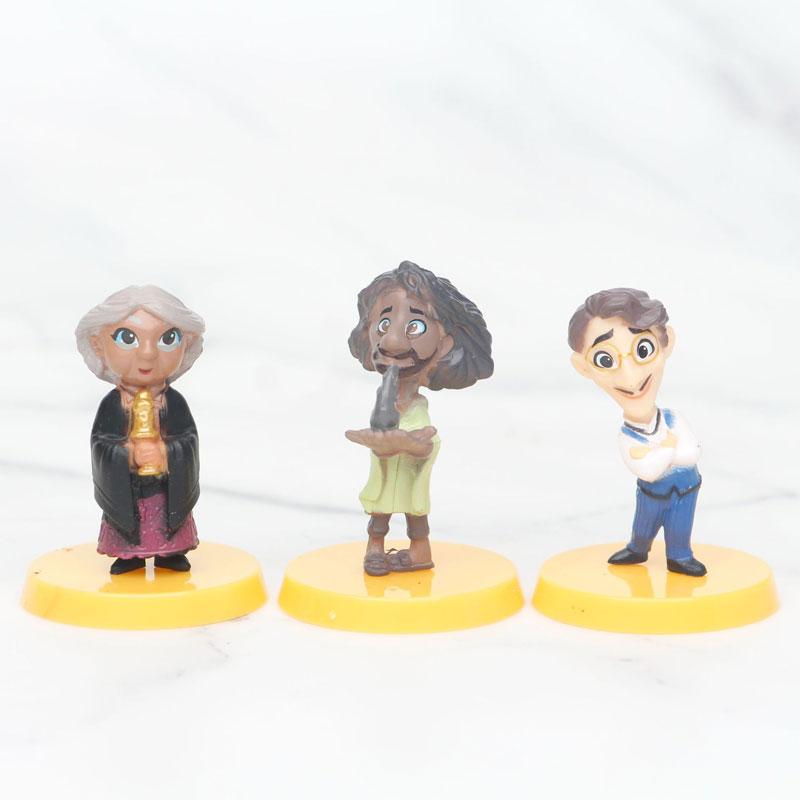 12Pcs/Set Disney Encanto Action Figure Toys Cartoon Movie Family Model Doll Children's Birthday Xmas Gift