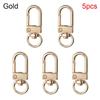 1/5 шт. фурнитура DIY брелок разъемное кольцо застежка-карабин воротник карабин для сумок пряжки для ремня