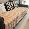 Thicken Imitation Rabbit Fur Plush Sofa Slipcover Non-slip Soft Sofa Towel Couch Cushion Cover for Living Room Modern Home Decor