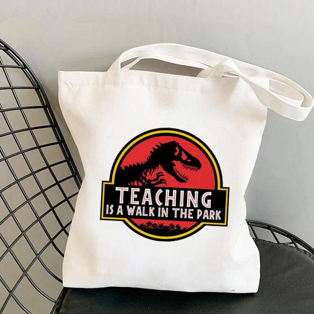 Принадлежности для учителя, как ананасы, большая сумка для женщин, Harajuku, забавная сумка-шопер, сумка для покупок, женская подарочная холщовая сумка