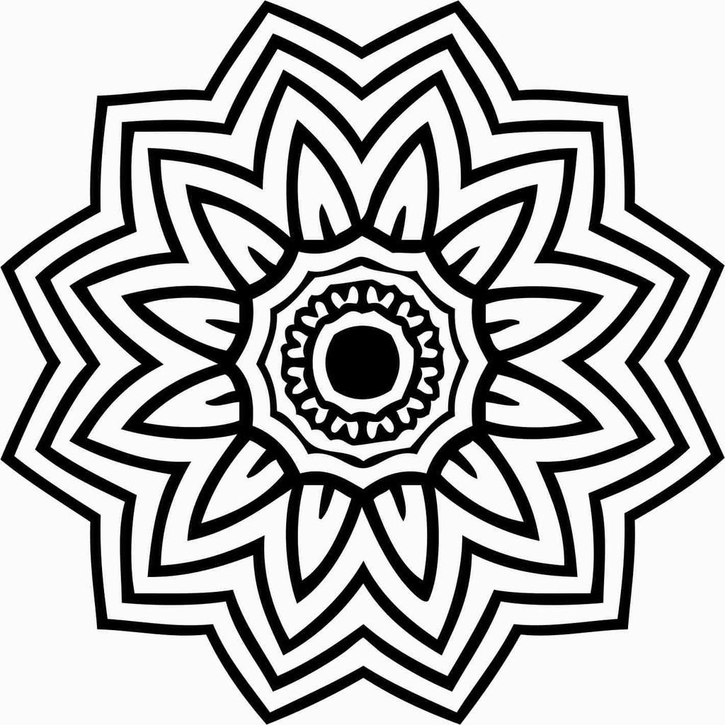 Printtoo Круглый деревянный резиновый ремесленный текстильный штамп с цветочным рисунком мандалы Штампы-2