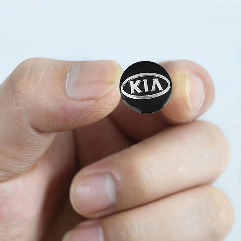 5/10Pcs Aluminium Metal Car Styling Remote Key Stickers For Kia GT-Line Sportage Ceed Rio Picanto Sorento Soul Cerato Venga