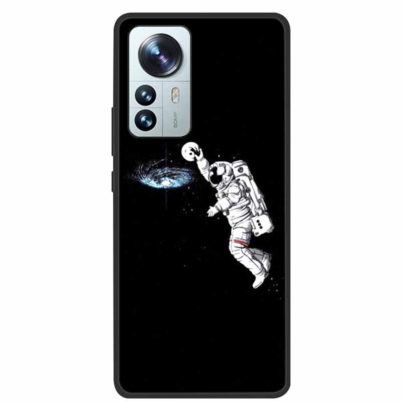 Чехол для телефона Xiaomi 12T Pro Чехол-крышка Лев Волк Черный Мягкий Силиконовый Чехол Для Xiaomi 12T Pro Задняя Крышка Чехол 12 T 12TPro Funda Capa